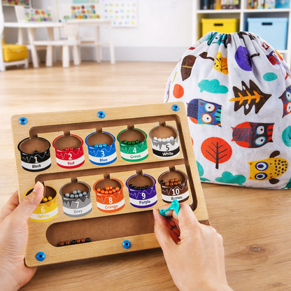 Color and Number Magnetic Board